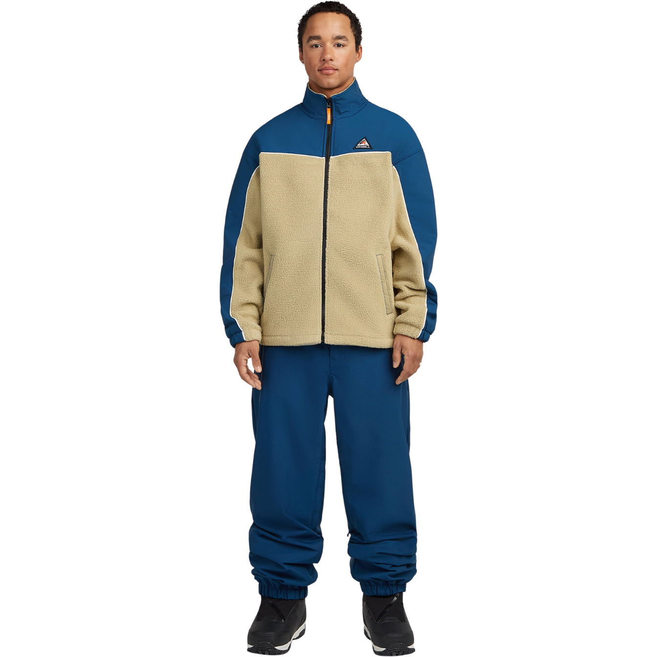 2026 O'Neill Mens FWC'play Full Zip Hyperfleece 2350158 - Regal Blue Colour Block